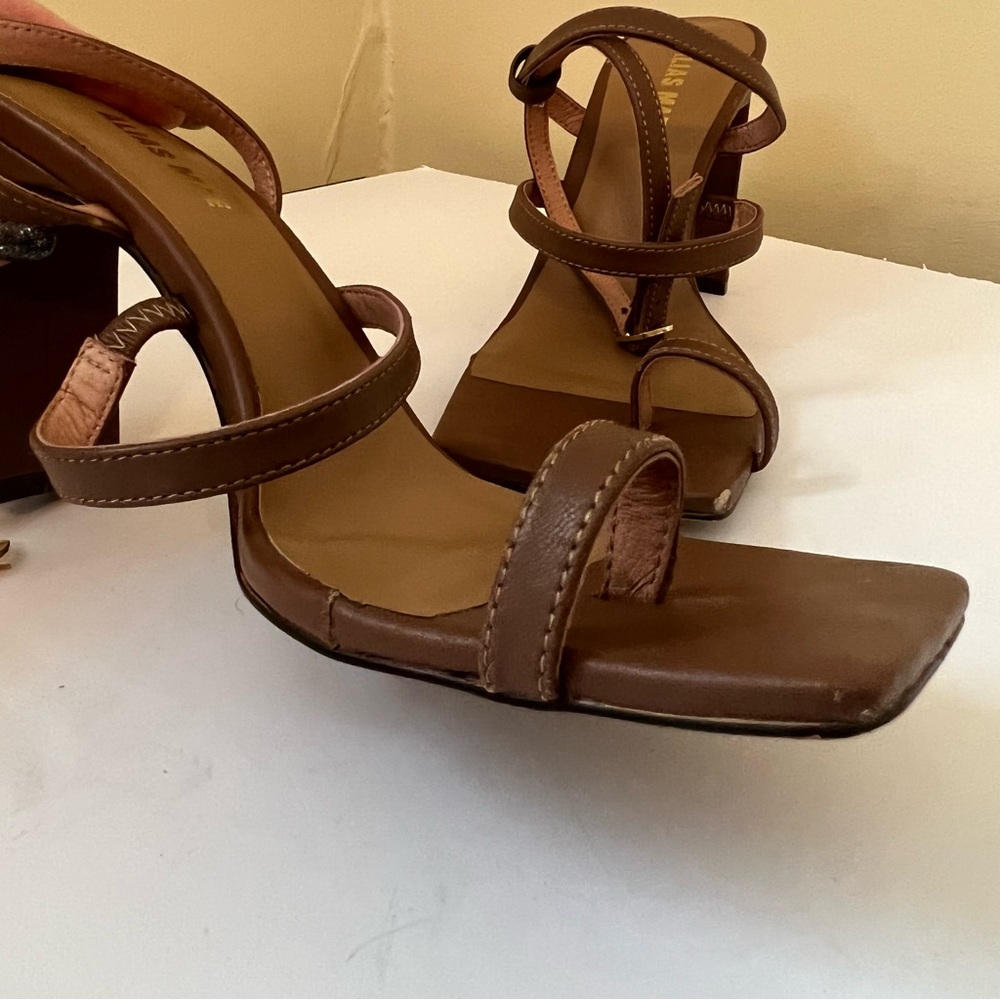 Alias Mae Square Toe Sandals And Toe Ring - image 8